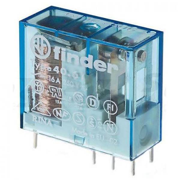 رله شیشه ای فیندر (finder)  ایتالیا مدل  405290400000     40.52.9.024.0000